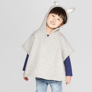 Oshkosh B'gosh Jackets \u0026 Coats | Bunny Poncho Osh Kosh Genuine Kids Size 4T | Color: Gray/White | Size: 4tg | Lastyleinspo's Closet